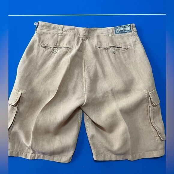 Men’s Vilebrequin Khaki Linen Shorts. Great Condition. Size XL - Picture 2 of 7